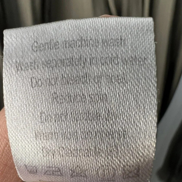 Soon Olive Army Green Midi A-line Dress Adjustable Waist Size S Gold Buttons - Picture 4 of 12